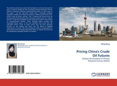 Pricing China’’s Crude Oil Futures