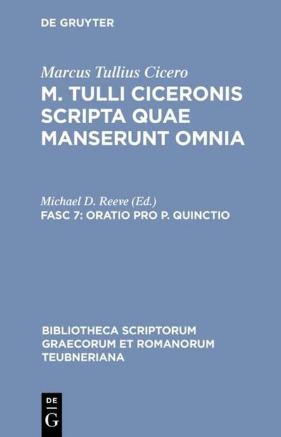Oratio pro P. Quinctio