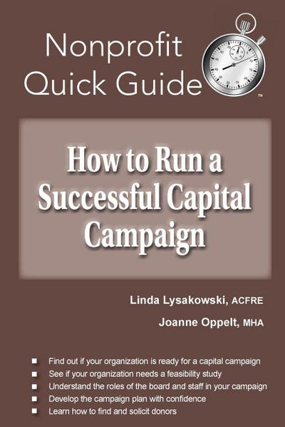 How to Run a Successful Capital Campaign