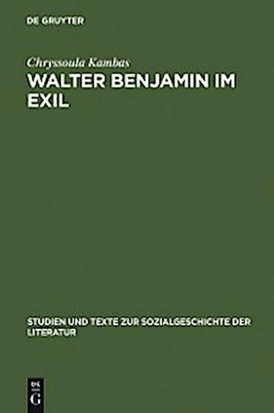 Walter Benjamin im Exil