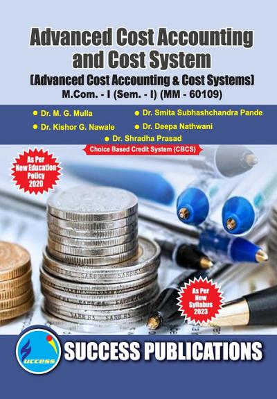 Advanced  Cost  Accounting  & Cost Systems,First Year ,M.Com,Sem-I-English