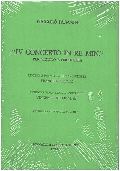 Concerto re minore no.4per violino ed orchestra