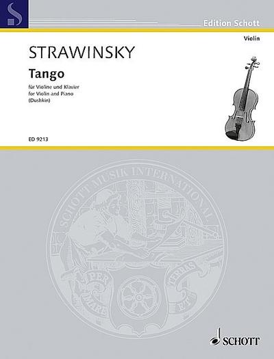Tangofür Violine und Klavier