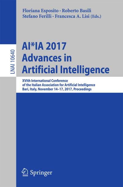 AI*IA 2017 Advances in Artificial Intelligence