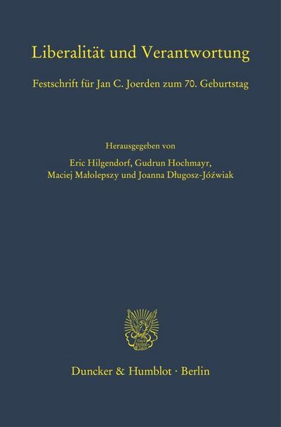 Liberalität und Verantwortung.