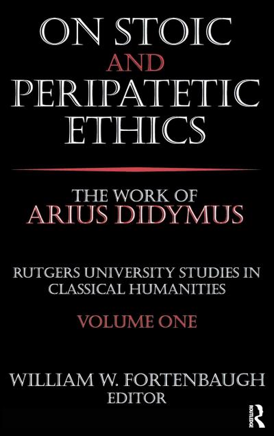 On Stoic and Peripatetic Ethics