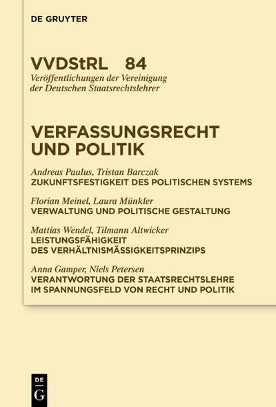Verfassungsrecht und Politik