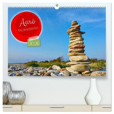Aarö - Perle im kleinen Belt (hochwertiger Premium Wandkalender 2026 DIN A2 quer), Kunstdruck in Hochglanz