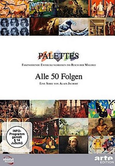 PALETTES - alle 50 Folgen, 17 DVDs