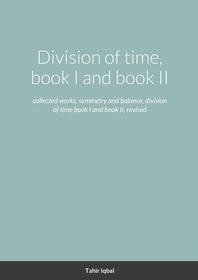 Division of time, book I and book II