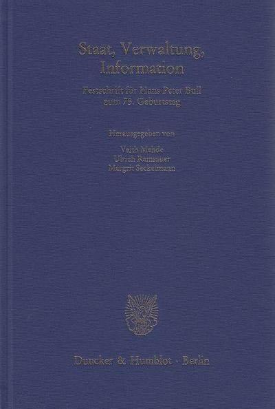 Staat, Verwaltung, Information