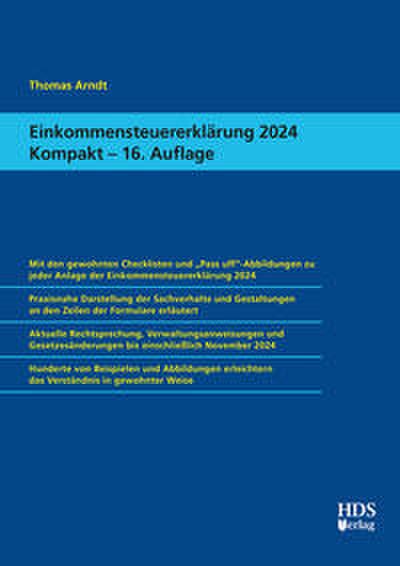 Einkommensteuererklärung 2024 Kompakt
