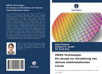 MEMS-Technologie: Ein Ansatz zur Herstellung von dünnen elektrostatischen Linsen