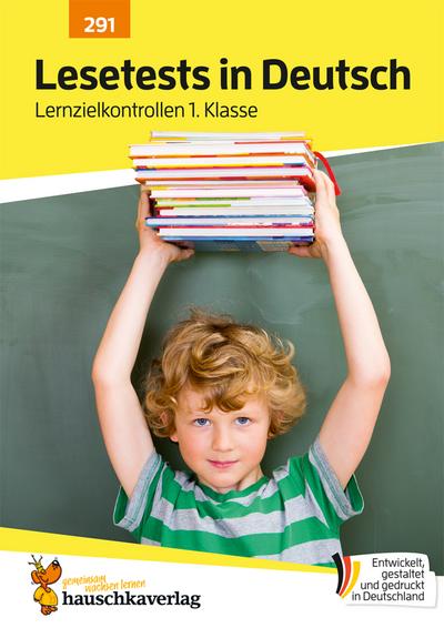 Übungsheft mit Lesetests in Deutsch 1. Klasse 