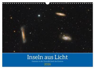 Inseln aus Licht (Wandkalender 2026 DIN A3 quer), CALVENDO Monatskalender