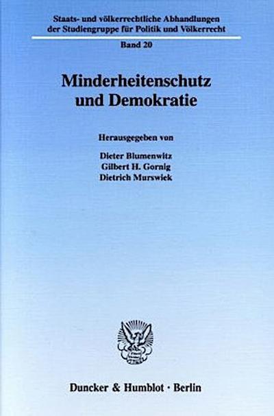 Minderheitenschutz und Demokratie