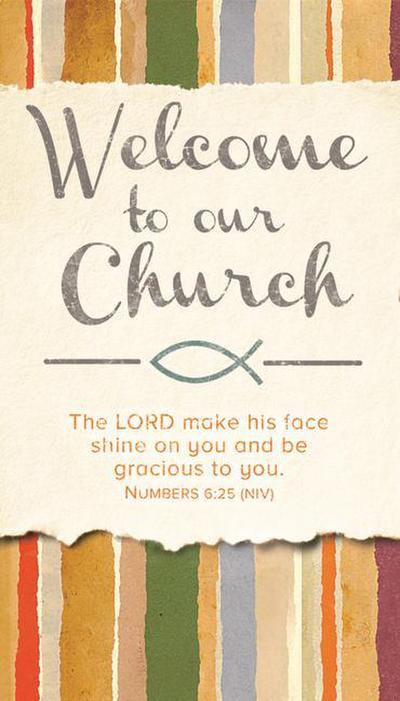 Welcome to Our Church - Welcome/Visitor Card