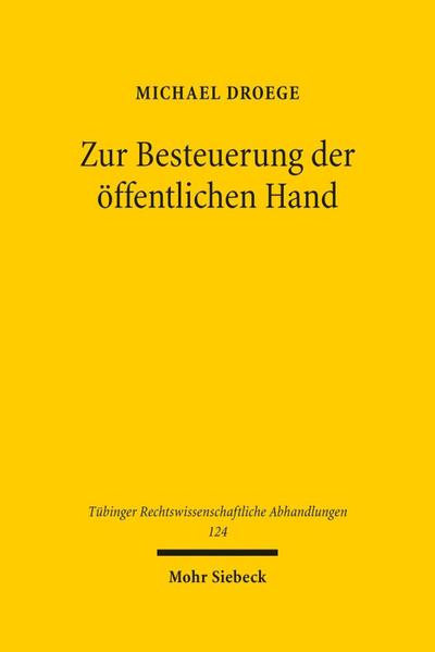 Zur Besteuerung der öffentlichen Hand