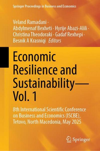 Economic Resilience and Sustainability-Vol. 1