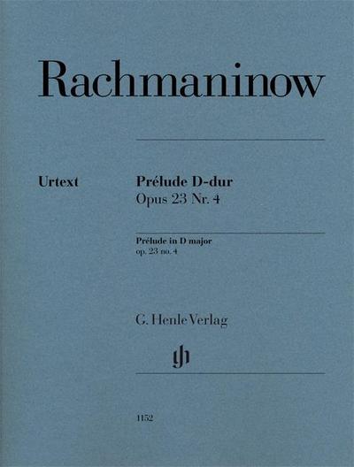 Sergej Rachmaninow - Prélude D-dur op. 23 Nr. 4