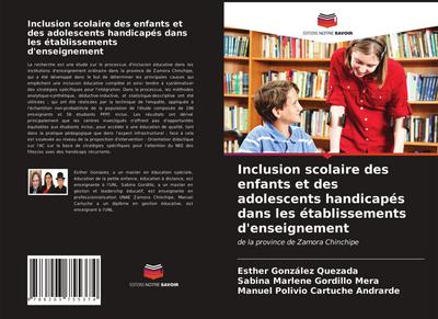 Inclusion scolaire des enfants et des adolescents handicapés dans les établissements d’enseignement