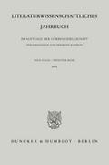 Literaturwissenschaftliches Jahrbuch
