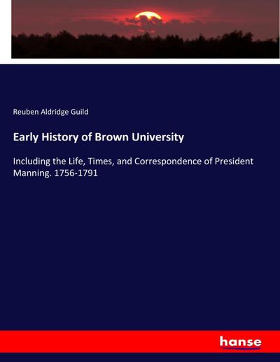 Early History of Brown University