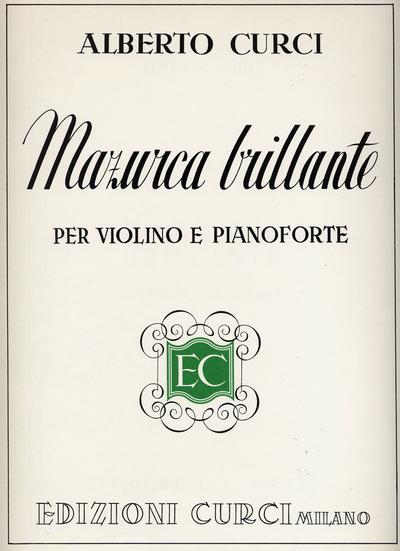 Mazurca brillante op.26per violino e pianoforte