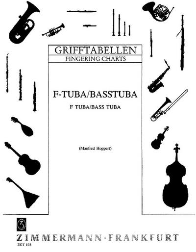 Grifftabellefür F-Tuba (Basstuba)