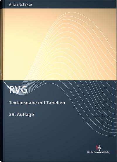 RVG: Textausgabe mit Tabellen (Anwaltstexte)
