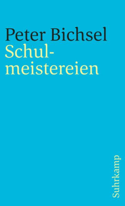 Schulmeistereien