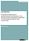 Biografische Erfahrung und gesellschaftliche Transformation - Eine qualitative Studie zum Bedeutungswandel von Erwerbsarbeit (Theorie und Auswertung)