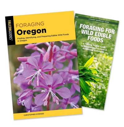 Foraging Oregon Guidebook and Folding Pocket Guide Bundle