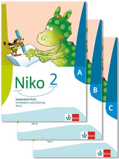 Niko 2. Arbeitsheft PLUS Sprache Lesen mit Medien und eTraining Klasse 2