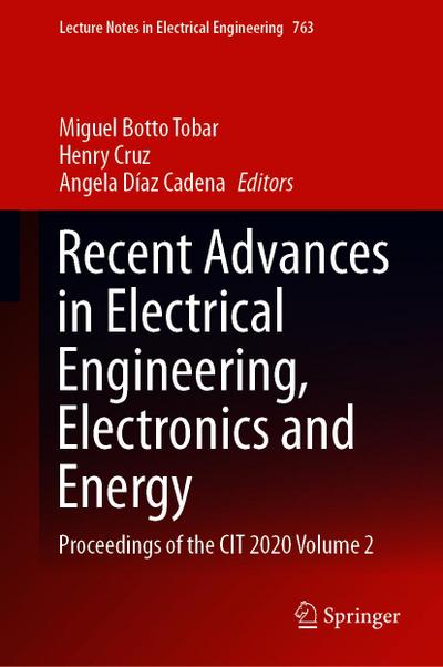 Recent Advances in Electrical Engineering, Electronics and Energy