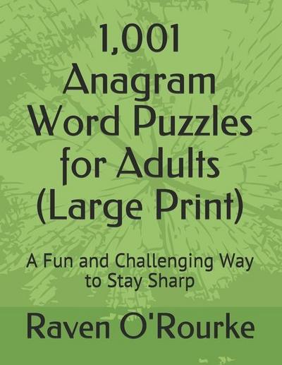 1,001 Anagram Word Puzzles for Adults (Large Print)