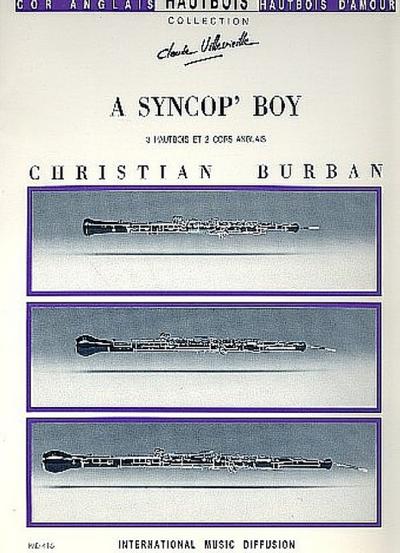 A Syncop’ Boy pour 3 hautboiset 2 cors anglais