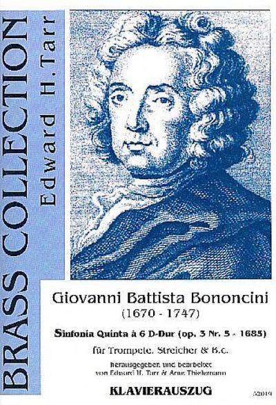 Sinfonia quinta à 6 D-Dur op.3,5 für Trompete, Streicher und Bcfür Trompete und Klavier (Orgel)