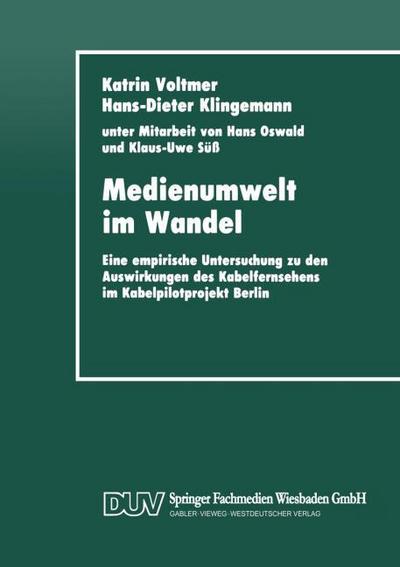 Medienumwelt im Wandel
