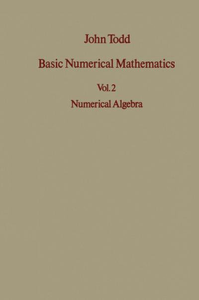 Basic Numerical Mathematics