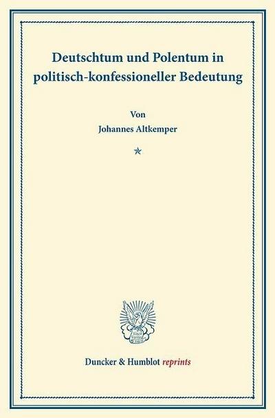 Deutschtum und Polentum