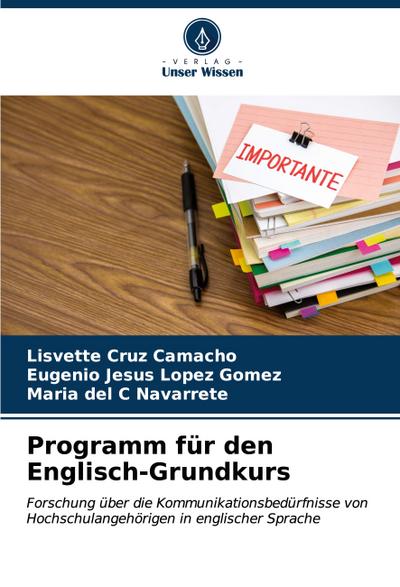 Programm für den Englisch-Grundkurs