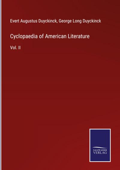 Cyclopaedia of American Literature