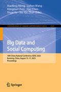 Big Data and Social Computing