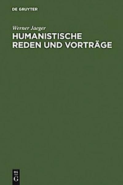 Humanistische Reden und Vorträge