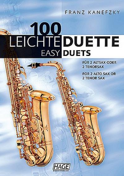 100 leichte Duettefür 2 Altsaxophone