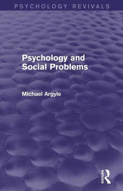Psychology and Social Problems