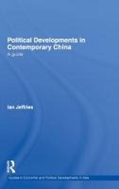 Political Developments in Contemporary China