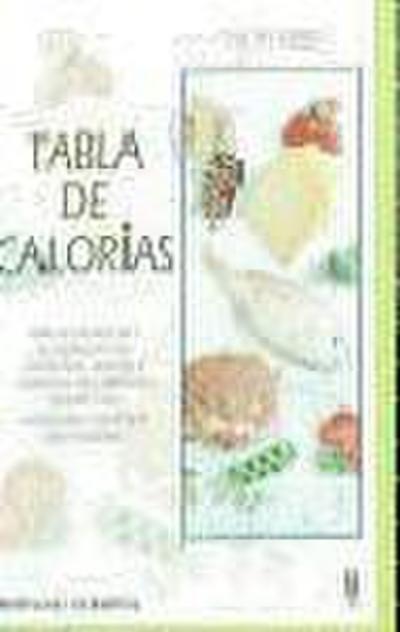 Tabla de calorías