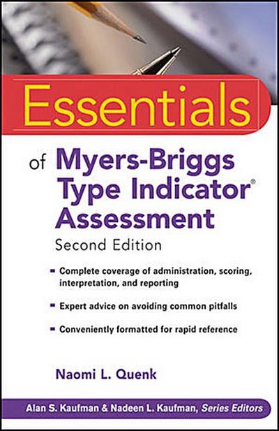 Essentials of Myers-Briggs Type Indicator Assessment